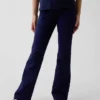 Pantalones acampanados de uniforme para niños de tejido Ponte