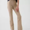 Pantalones acampanados de uniforme para niños de tejido Ponte