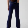 Pantalones acampanados de uniforme para niños de tejido Ponte