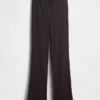 Pantalones acampanados modernos de canalé ancho