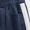 Pantalones anchos a rayas ultrasuaves sin cordón para Bebé y Niño