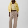 Pantalones anchos de corte holgado con doble rodilla