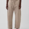 Pantalones anchos de corte holgado con doble rodilla