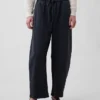 Pantalones anchos de corte holgado con doble rodilla