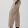 Pantalones anchos de corte holgado con doble rodilla