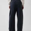 Pantalones anchos de corte holgado con doble rodilla