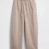 Pantalones anchos de corte holgado con doble rodilla