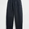 Pantalones anchos de corte holgado con doble rodilla