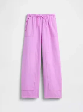 Pantalones anchos de niño con doble costura en las rodillas