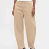 Pantalones anchos de pana de talle alto