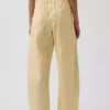 Pantalones anchos de popelín con doble refuerzo en las rodillas
