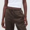 Pantalones anchos de popelín con doble refuerzo en las rodillas