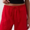 Pantalones anchos de popelín con doble refuerzo en las rodillas