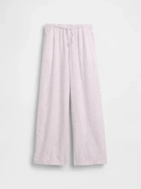 Pantalones anchos y cómodos de lino y algodón para niños