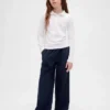 Pantalones anchos y cómodos para uniforme infantil