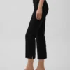 Pantalones capri de doble tejido