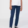 Pantalones caqui ajustados de uniforme para niños