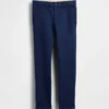 Pantalones caqui ajustados de uniforme para niños