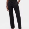 Pantalones caqui de talle medio