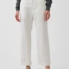 Pantalones caqui de talle medio