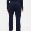 Pantalones caqui de talle medio
