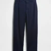 Pantalones caqui de talle medio