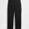 Pantalones caqui de talle medio