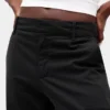 Pantalones caqui de talle medio