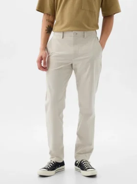 Pantalones caqui híbridos ajustados