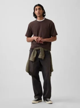 Pantalones caqui holgados