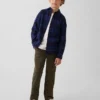 Pantalones caqui holgados de estilo moderno para niños
