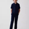 Pantalones caqui holgados de estilo moderno para niños