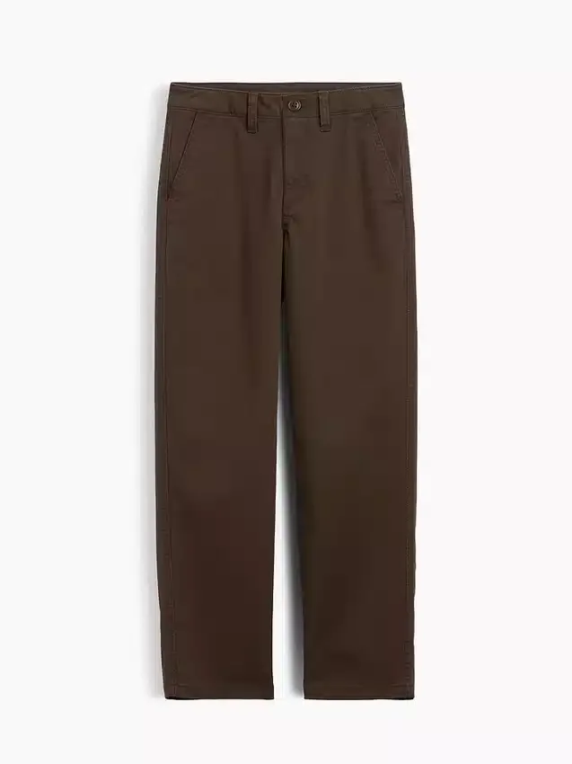 Pantalones caqui holgados de estilo moderno para niños