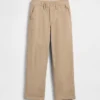 Pantalones caqui holgados de estilo moderno para niños