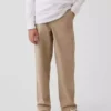 Pantalones caqui holgados de estilo moderno para niños
