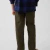 Pantalones caqui holgados de estilo moderno para niños