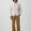 Pantalones caqui holgados de sarga pesada estilo años 90