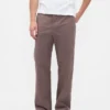 Pantalones caqui holgados de sarga pesada estilo años 90