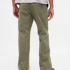 Pantalones caqui holgados de sarga pesada estilo años 90
