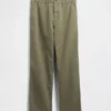 Pantalones caqui holgados de sarga pesada estilo años 90