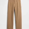 Pantalones caqui holgados de sarga pesada estilo años 90