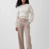 Pantalones caqui holgados de talle bajo estilo años 90