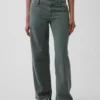 Pantalones caqui holgados de talle bajo estilo años 90