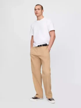 Pantalones caqui holgados estilo moderno de los 90