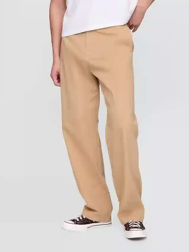Pantalones caqui holgados estilo moderno de los 90
