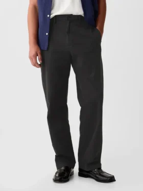 Pantalones caqui holgados estilo moderno de los 90