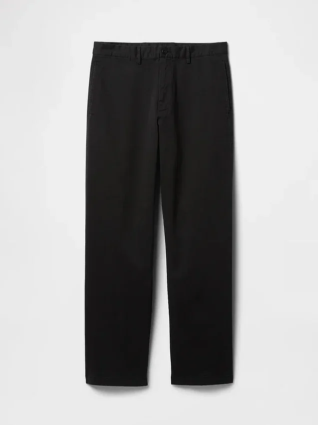 Pantalones caqui holgados estilo moderno de los 90