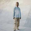 Pantalones caqui holgados estilo moderno de los 90