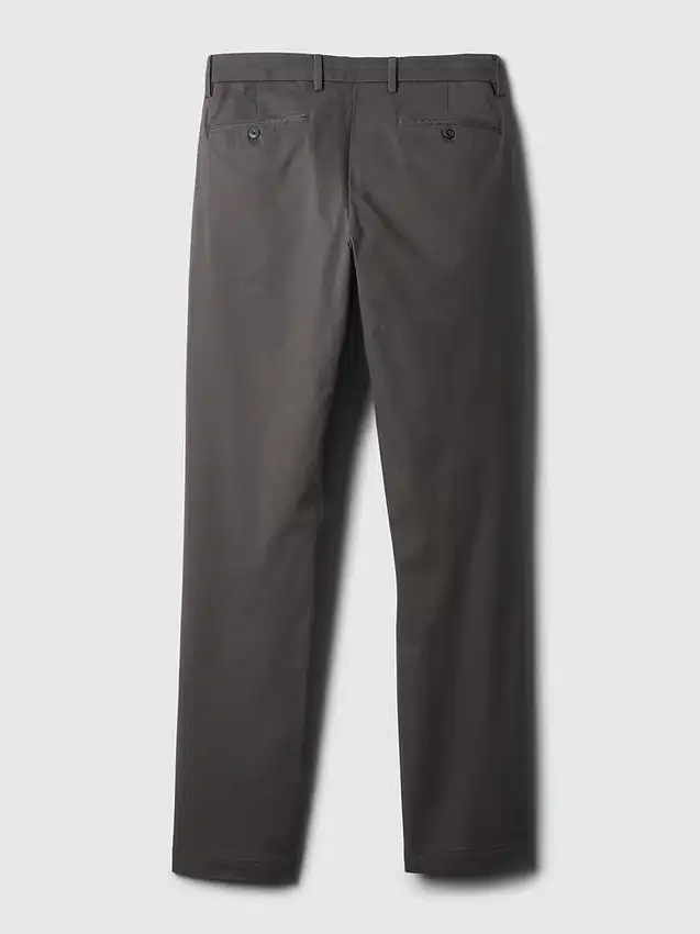 Pantalones caqui modernos de corte ajustado