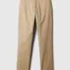 Pantalones caqui modernos de corte cónico